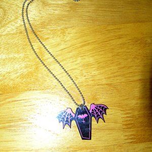 Coffin Bat Necklace